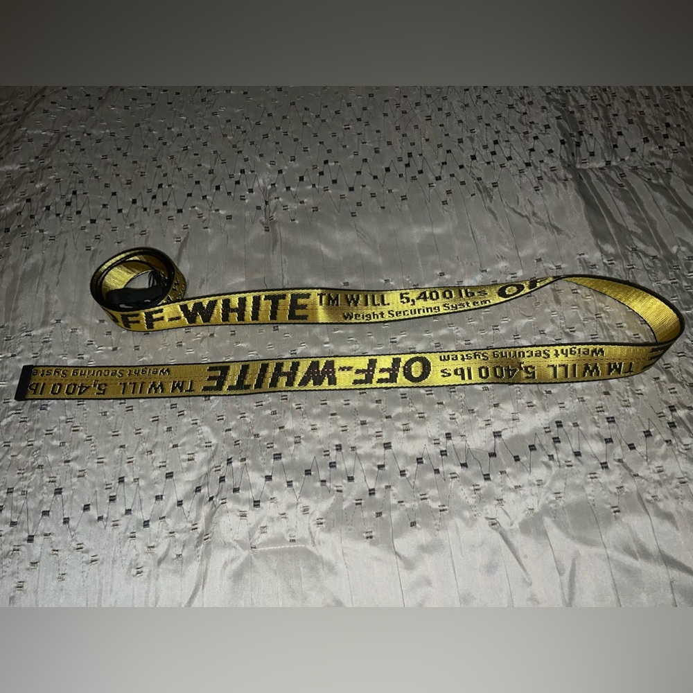 Off-White Industrial Yellow Belt